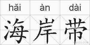 海岸带的拼音
