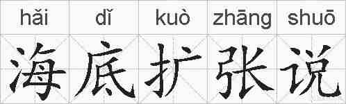 海底扩张说的拼音