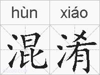 混淆的拼音