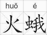 火蛾的拼音