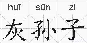 灰孙子的拼音