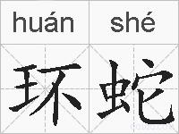 环蛇的拼音