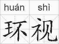 环视的拼音