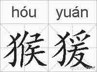 猴猨的拼音