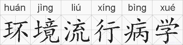 环境流行病学的拼音