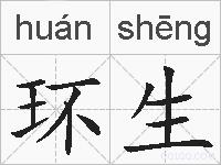 环生的拼音