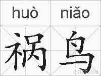 祸鸟的拼音