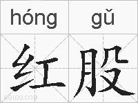 红股的拼音