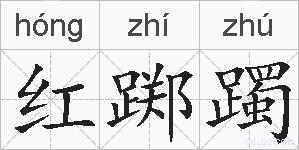 红踯躅的拼音