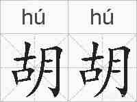 胡胡的拼音