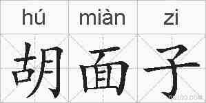 胡面子的拼音