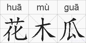 花木瓜的拼音