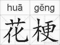 花梗的拼音
