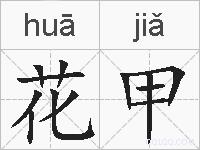 花甲的拼音