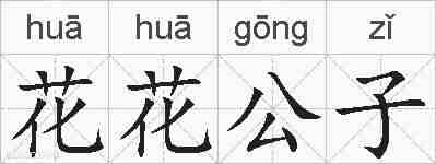 花花公子的拼音