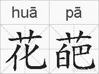 花葩的拼音
