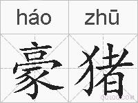 豪猪的拼音