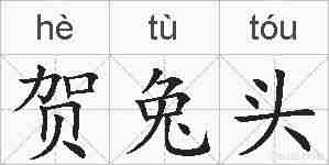 贺兔头的拼音