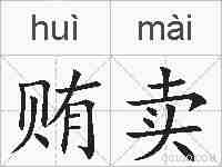 贿卖的拼音