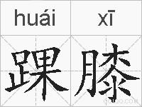 踝膝的拼音