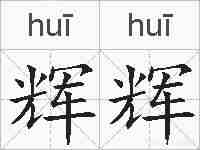 辉辉的拼音