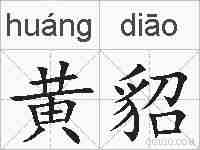 黄貂的拼音