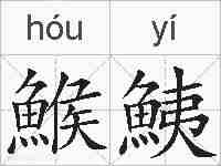 鯸鮧的拼音