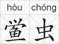 鲎虫的拼音
