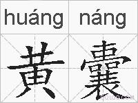 黄囊的拼音