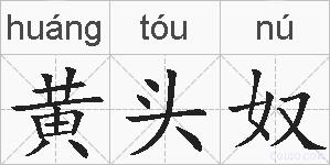 黄头奴的拼音