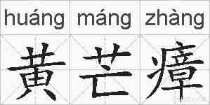 黄芒瘴的拼音