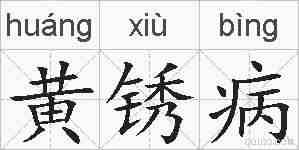 黄锈病的拼音