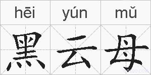 黑云母的拼音