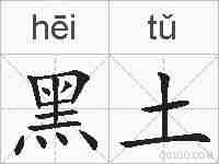 黑土的拼音