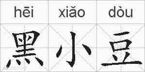 黑小豆的拼音