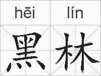 黑林的拼音