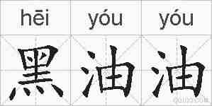 黑油油的拼音