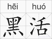 黑活的拼音