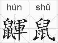 鼲鼠的拼音
