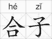合子的拼音