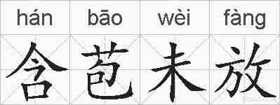 含苞未放的拼音