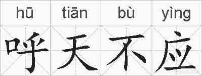 呼天不应的拼音