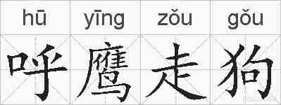 呼鹰走狗的拼音