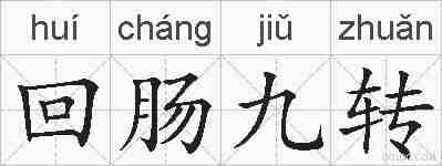 回肠九转的拼音