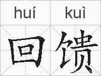 回馈的拼音