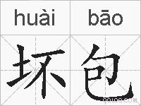 坏包的拼音