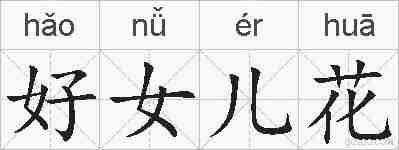 好女儿花的拼音