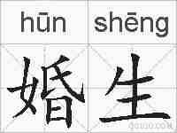 婚生的拼音