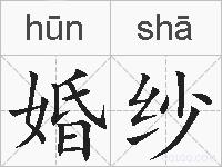 婚纱的拼音
