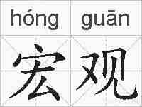宏观的拼音